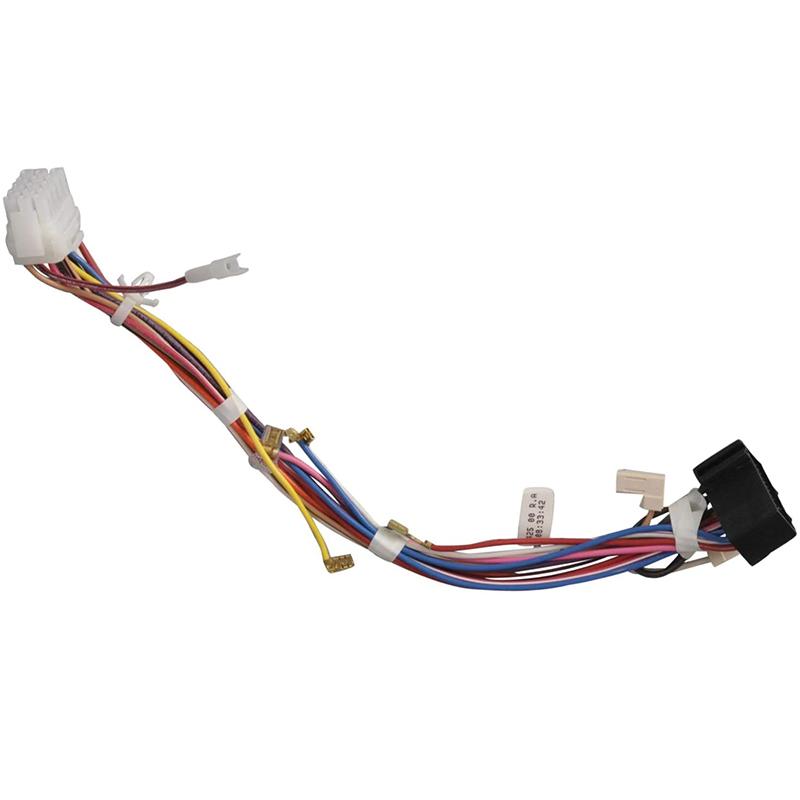 Washer-dryer assembly harness