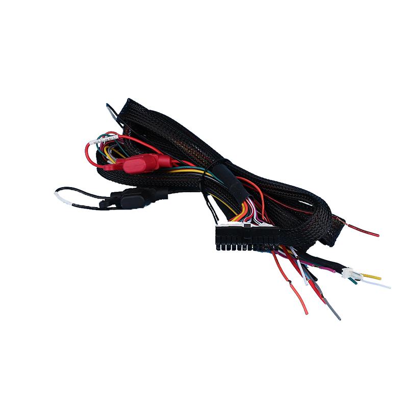 Automotive radar wiring harness assembly