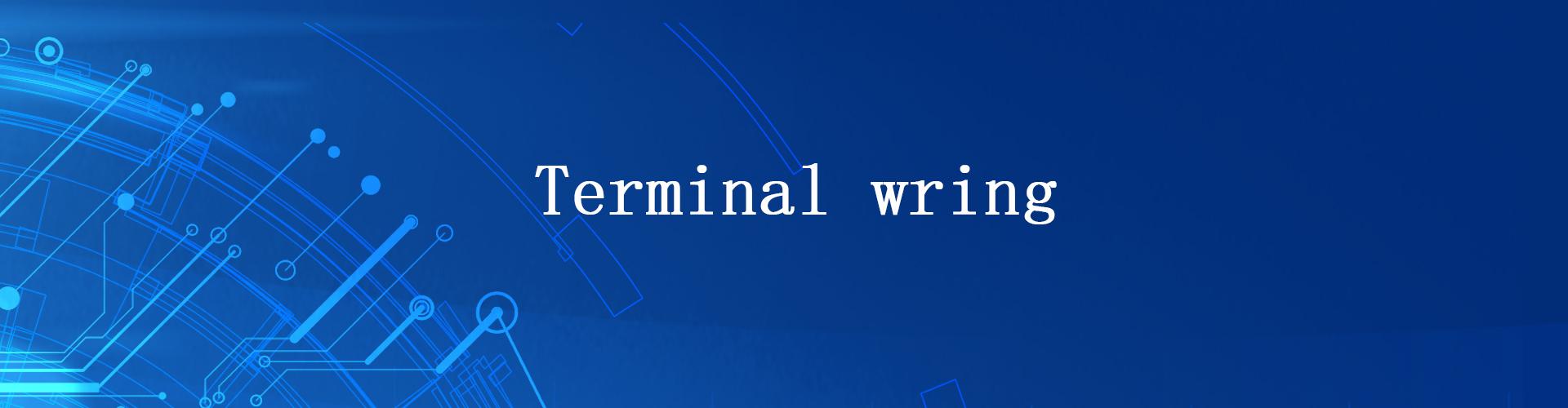 Terminal wring
